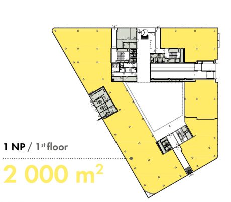 1. NP / 1st floor - 2 000 m2